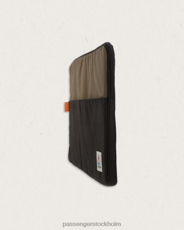 Passenger on-the-go återvunnen laptopfodral svart/khaki D422J548 svart/khaki