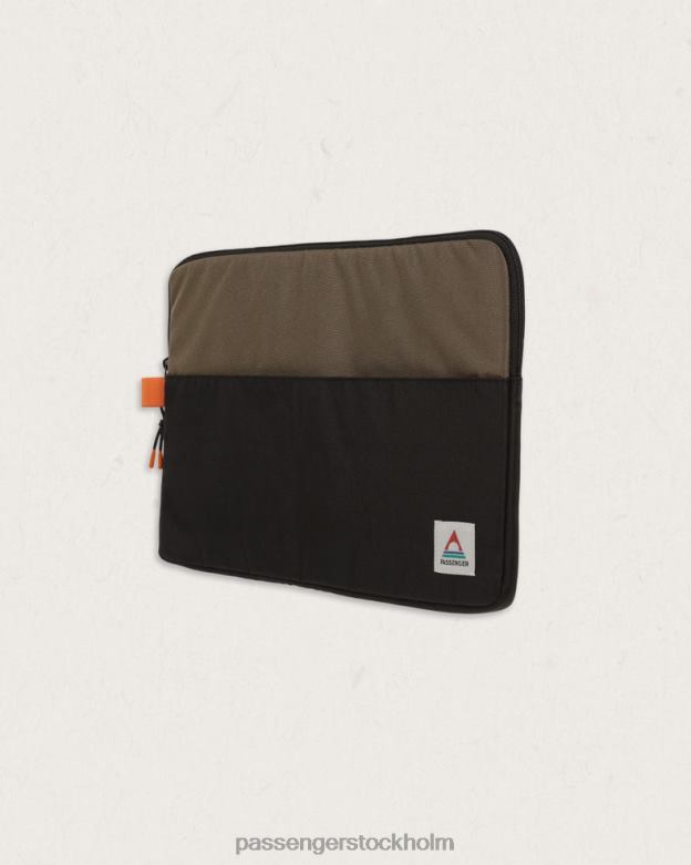 Passenger on-the-go återvunnen laptopfodral svart/khaki D422J548 svart/khaki
