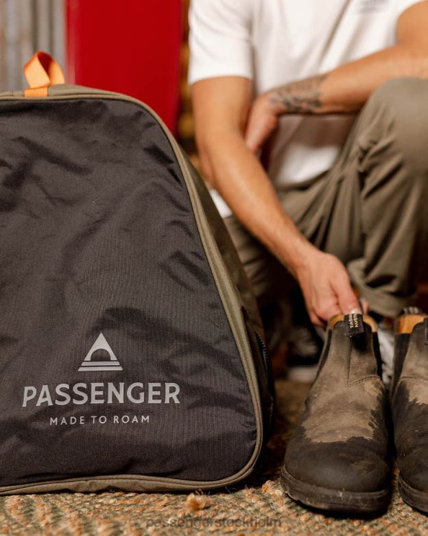 Passenger utforska återvunnen stövelväska svart/khaki D422J538 svart/khaki