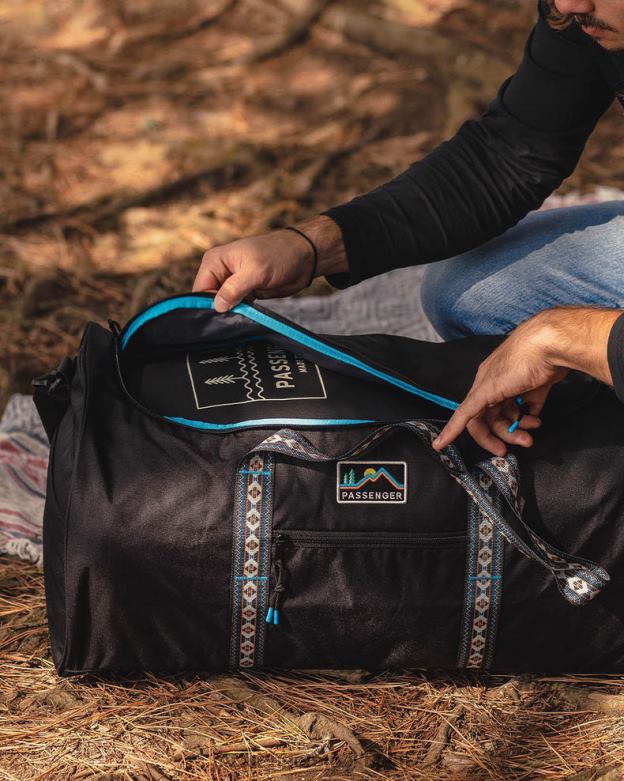 Passenger weekender 58l återvunnen polyester duffle bag svart D422J564 svart