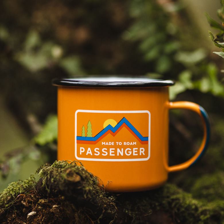 Passenger brewster emaljmugg sunray orange D422J599 solstråle orange